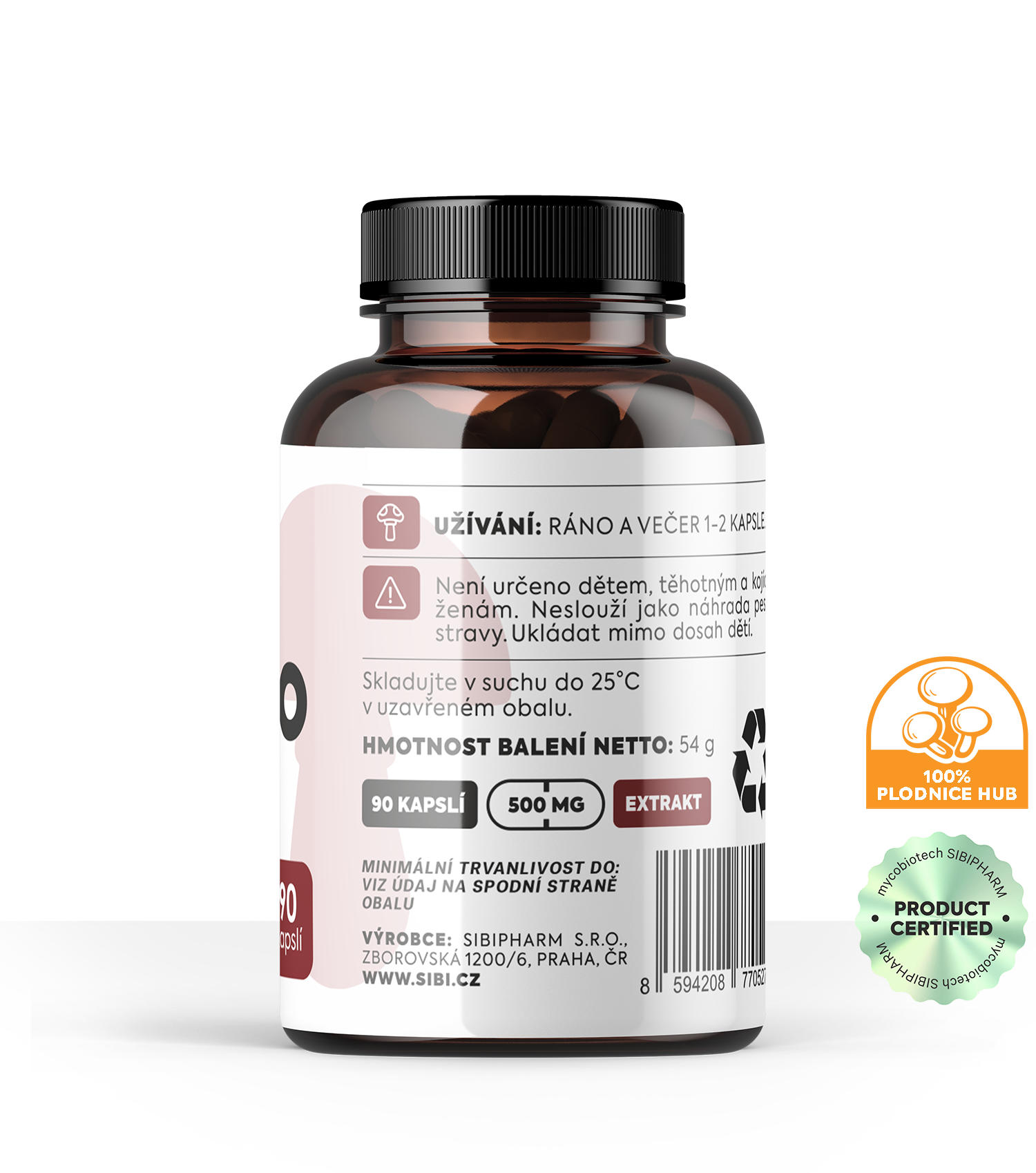 KARDIO KOMPLEX HOUBOVÉ EXTRAKTY 90 KPS 500 MG